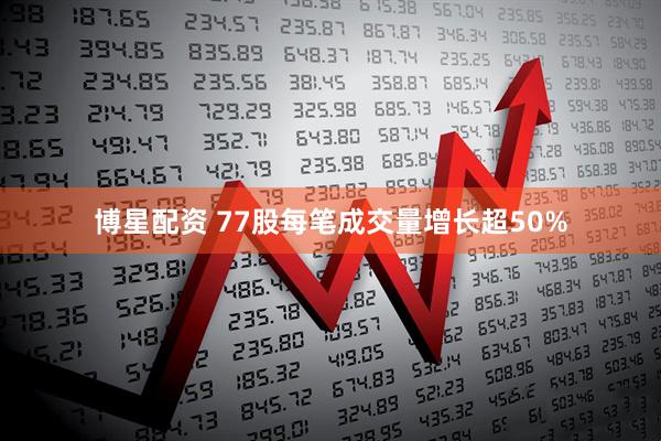 博星配资 77股每笔成交量增长超50%