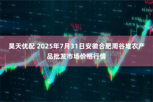 昊天优配 2025年7月31日安徽合肥周谷堆农产品批发市场价格行情
